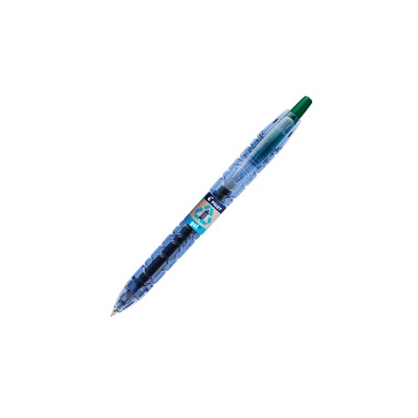Roller gel a scatto B2P - punta 0,7 mm - verde - Pilot