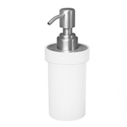 Dispenser sapone - da banco - PVC - bianco - Laminart