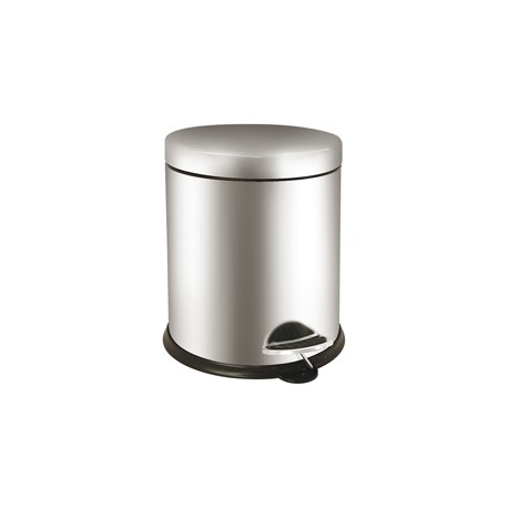 Pattumiera a pedale Bin Basic - 5 L - acciaio inox - Medial