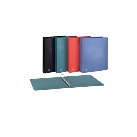 Raccoglitore Osmose Recyc - 22 x 30 cm - 4 anelli tondi 30 mm - PP - 30 colori assortiti - Favorit