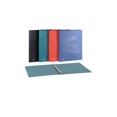 Raccoglitore Osmose Recyc - 22 x 30 cm - 4 anelli tondi 30 mm - PP - 5 colori assortiti - Favorit