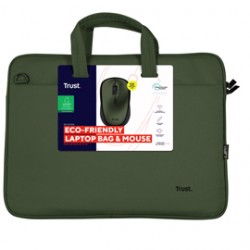 Borsa per laptop - Bologna - con mouse - da 16 " - verde - Trust