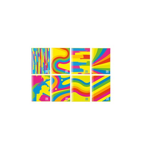 Maxiquaderno One Color Fantafluo - A4 - 1 rigo c/margine - 20+1 fogli - 80 gr - Blasetti