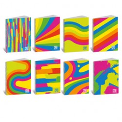 Maxiquaderno One Color Fantafluo - A4 - 5mm - 60 fogli - 80 gr - spiralato - Blasetti