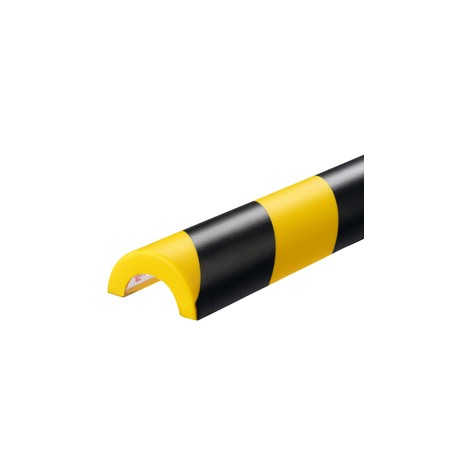 Profilo paracolpi P30 - per superfici tubolari - giallo/nero - Durable