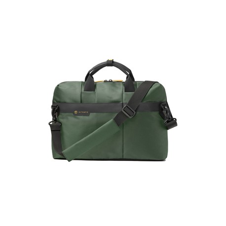 Borsa Office Bag Job slim - 43 x 33 x 10 cm - tessuto tecnico - verde - In Tempo