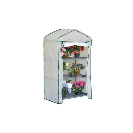 Telo ricambio - per serra Azalea a 3 ripiani - TNT - bianco - Verdemax