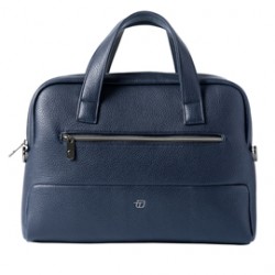 Borsa slim Gate Trended - con manici - 41 x 30 x 7 cm - ecopelle - blu - In Tempo