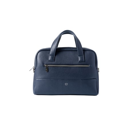 Borsa slim Gate Trended - con manici - 41 x 30 x 7 cm - ecopelle - blu - InTempo