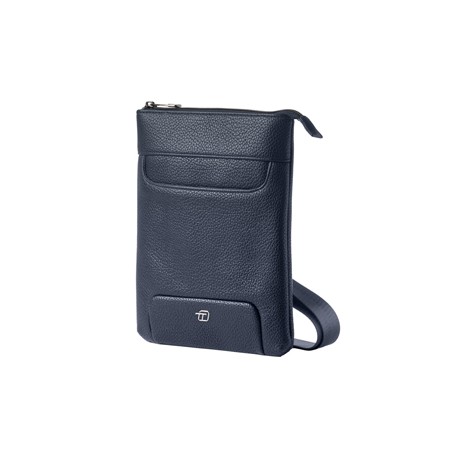City bag piccola Gate Trended - 20 x 26 x 2 cm - ecopelle - blu - In Tempo