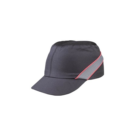 Caschetto anti-urto AirColtan COLTAAINOSH - tipo baseball - taglia unica - nero/rosso - Deltaplus