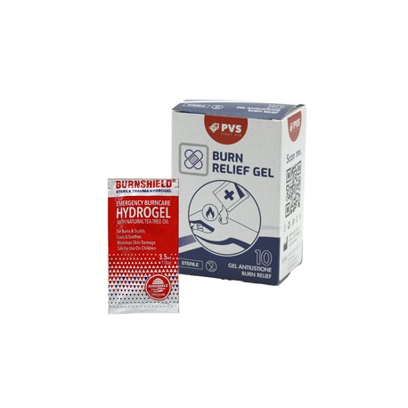 Bustina gel sterile Burnshield - per ustioni - 3,5 gr - PVS - astuccio 10 pezzi