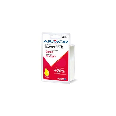 Armor - Cartuccia ink Compatibile  per Canon - Giallo - CLI-526Y - 10,5ml