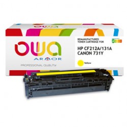 Armor - Toner Compatibile per Hp - Giallo - CF213A - 1.800 pag