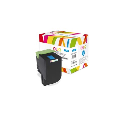 Armor - Toner Compatibile per Lexmark - Ciano - 80C2HC0 - 3.000 pag