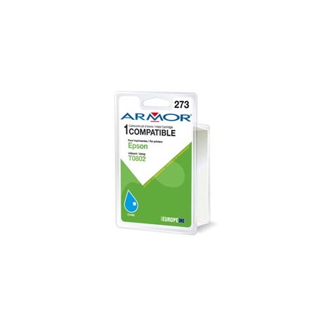 Armor - Cartuccia ink Compatibile  per Epson - Ciano - T080240 - 9,5ml