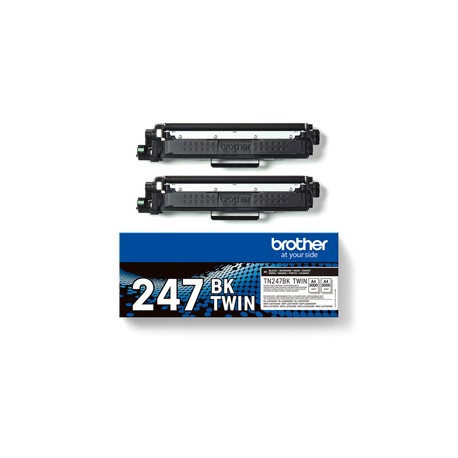 Brother - Bundle di 2 Toner - Nero - TN-247BKTWIN - 3.000 pag