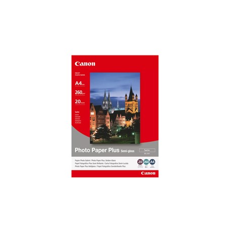 Canon - Canon Carta foto Plus Semi-Gloss satinata SG-201 - A4 - 20 Fg - 260gr - 1686B021