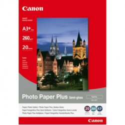Canon - Carta fotografica Plus Semi-Gloss satinata SG-201 - A3+ - 20 Fg - 260gr - 1686B032