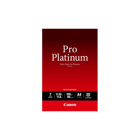 Canon - Carta fotografica Pro Platinum PT-101 - A4 - 20 Fogli - 2768B016