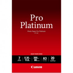 Canon - Carta fotografica Pro Platinum PT-101 - A3 - 20 Fogli - 2768B017