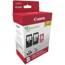 Canon - Cartuccia Ink CRG PG-560/CL-561 - con Confezione Fogli - 3713C008