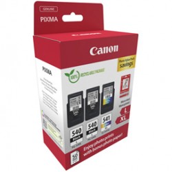 Canon Cartuccia Ink PG-540Lx2/CL-541XL+Conf. Fogli