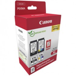 Canon Cartuccia Ink PG-575XL /CL-576XL +Conf. Fogli