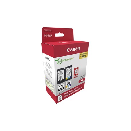 Canon - Cartuccia Ink PG-575XL /CL-576XL - con Confezione Fogli - 5437C006