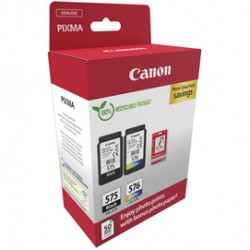 Canon - Cartuccia Ink PG-575/CL-576 - con Confezione fogli - 5438C004