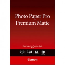 Canon - Carta fotografica Premium Matte PM-101 - A4 - 20 Fogli - 8657B005