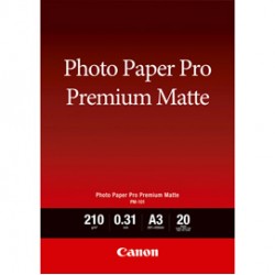 Canon - Carta fotografica Premium Matte PM-101 - A3 - 20 Fogli - 8657B006