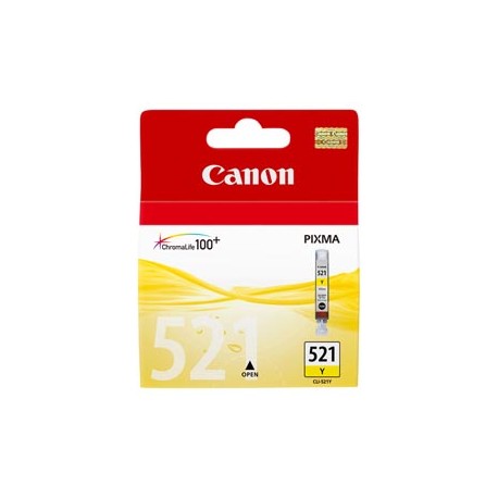 Canon - Cartuccia ink - Giallo - 2936B001 - CLI521 Y - 510 pag