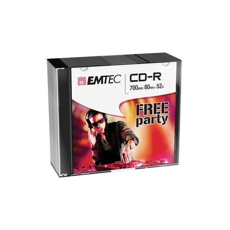 Emtec - CD-R - ECOC801052SL - 80min/700mb