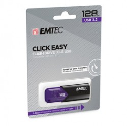 Emtec - Memoria USB B110 USB 3.2 ClickEasy - viola - ECMMD128GB113 - 128 GB