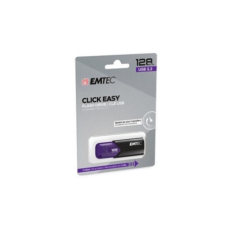 Emtec - Memoria USB B110 USB 3.2 Click&Easy - viola - ECMMD128GB113 - 128 GB