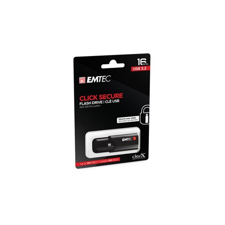 Emtec - Memoria USB B120 Click&Secure - ECMMD16GB123 - 16 GB