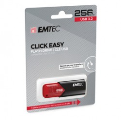 Emtec - Memoria USB B110 USB 3.2 Click&Easy - rosso - ECMMD256GB113 - 256 GB