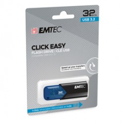 Emtec - Memoria USB B110 USB 3.2 Click&Easy - blu - ECMMD32GB113 - 32 GB