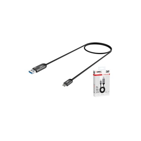 Emtec - Usb 3.1 Duo Lightning Charge - Nero - ECMMD32GT753A - 32GB