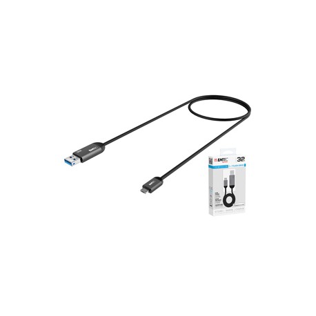 Emtec - Usb 3.1 Duo Micro-Usb Charge - Nero - ECMMD32GT753B - 32GB