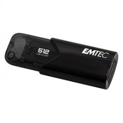 Emtec - Memoria USB B110 USB 3.2 Click&Easy - nero - ECMMD512GB113 - 512 GB