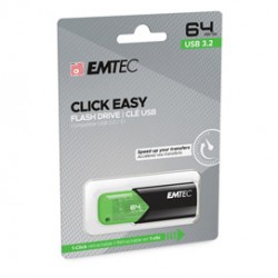 Emtec - Memoria USB B110 USB 3.2 Click&Easy - verde - ECMMD64GB113 - 64 GB