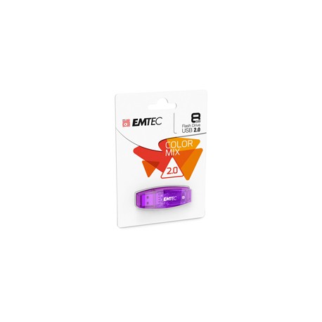 Emtec - Memoria Usb 2.0 - viola - ECMMD8GC410 - 8GB