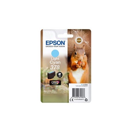 Epson - Cartuccia ink - 378 - Ciano chiaro - C13T37854010 - 360 pag