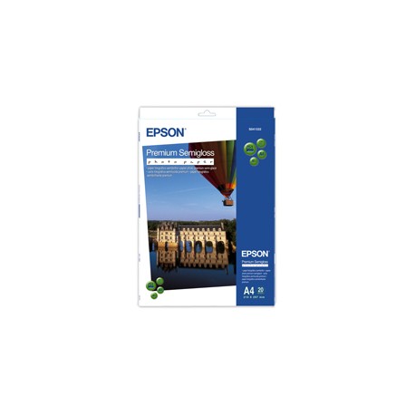 Epson - Premium Semi-Gloss Photo Paper - A4 - 20 Fogli - C13S041332