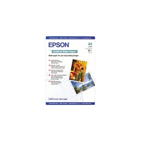 Epson - Archival Matte Paper - A4 - 50 Fogli - C13S041342