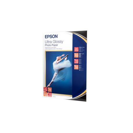 Epson - Ultra Glossy Photo Paper - A4 - 15 Fogli - C13S041927