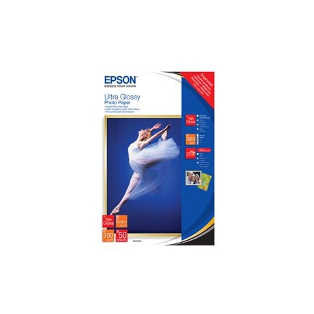 Epson - Ultra Glossy Photo Paper - 13 x 18cm - 50 Fogli - C13S041944