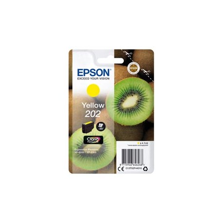 Epson - Cartuccia ink - 202 - Giallo - C13T02F44010 - 4,1ml